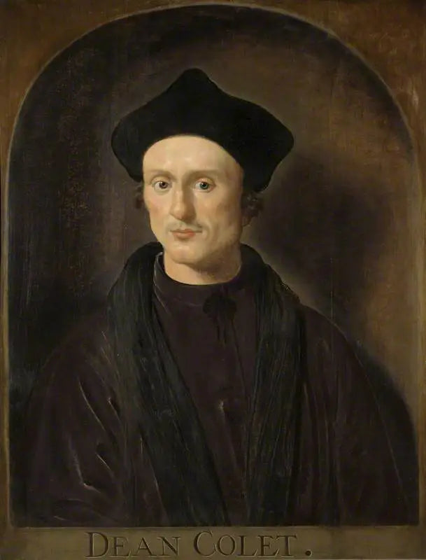 John Colet (1467–1519), piispan dekaani St Paul's (1504/1505–1519), St Paul's Schoolin perustaja - Hans Holbein le Jeune