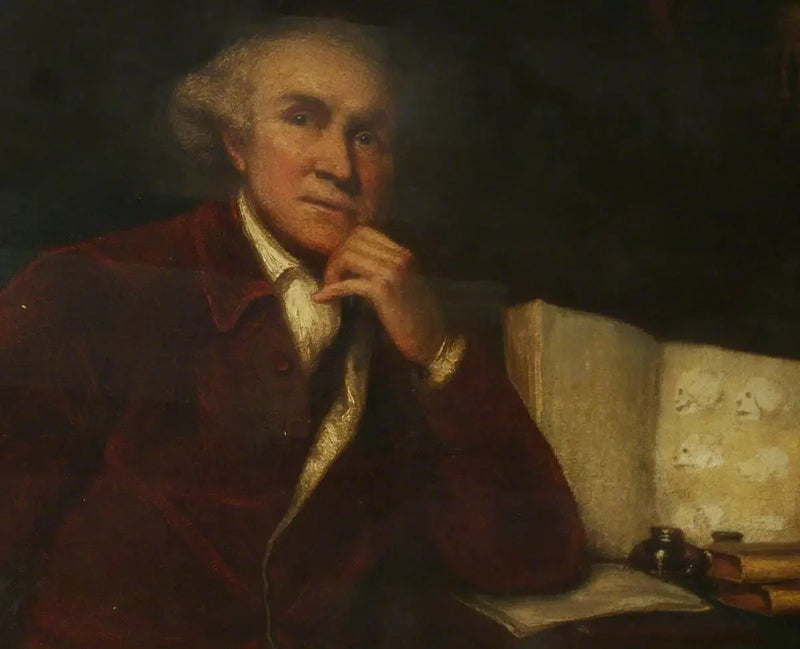 John Hunter, ritari, talonpoika tästä salista - Joshua Reynolds