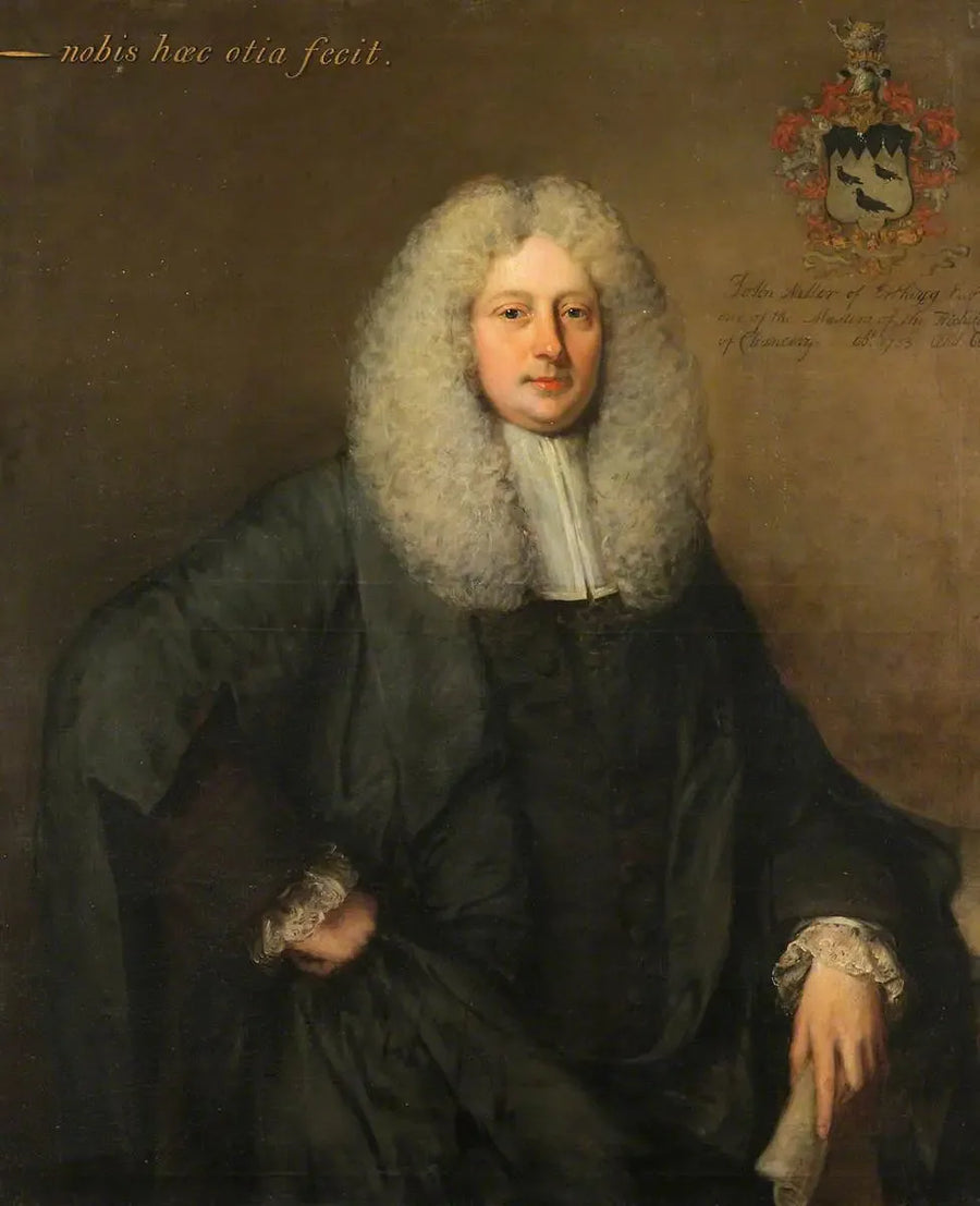 John Meller (1665-1733), korkeimman oikeuden hallintoviranomaisen mestari - Thomas Gainsborough