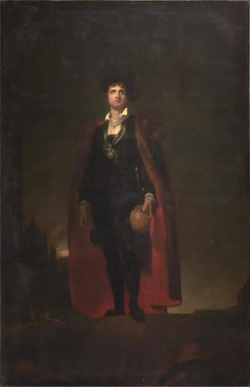 John Philip Kemble Hamletin roolissa - Thomas Lawrence