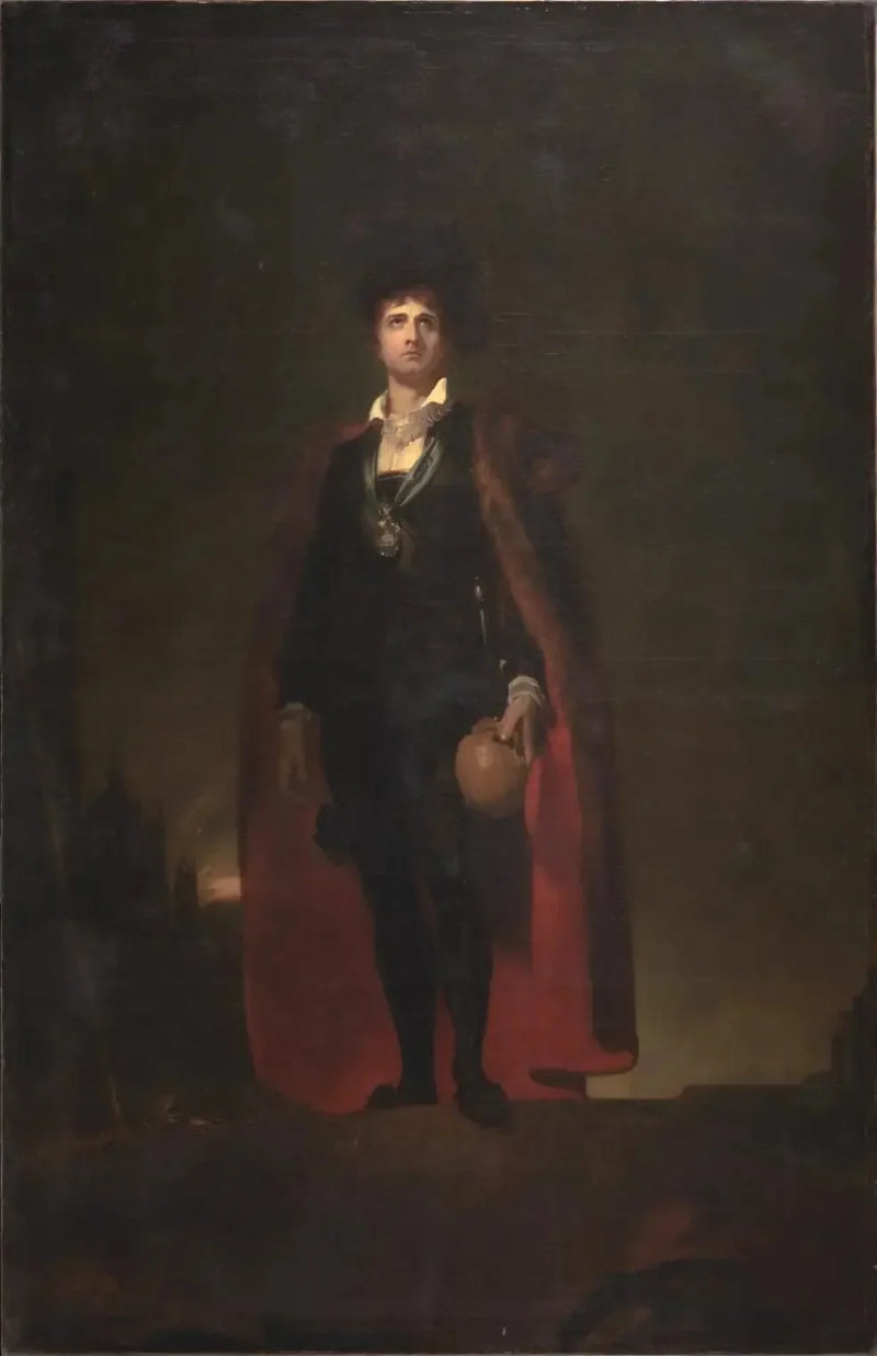 John Philip Kemble Hamletin roolissa - Thomas Lawrence