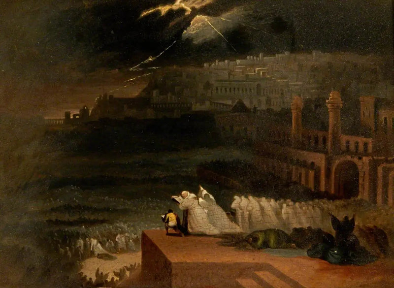 Jonas saarnaa Ninivellä - John Martin
