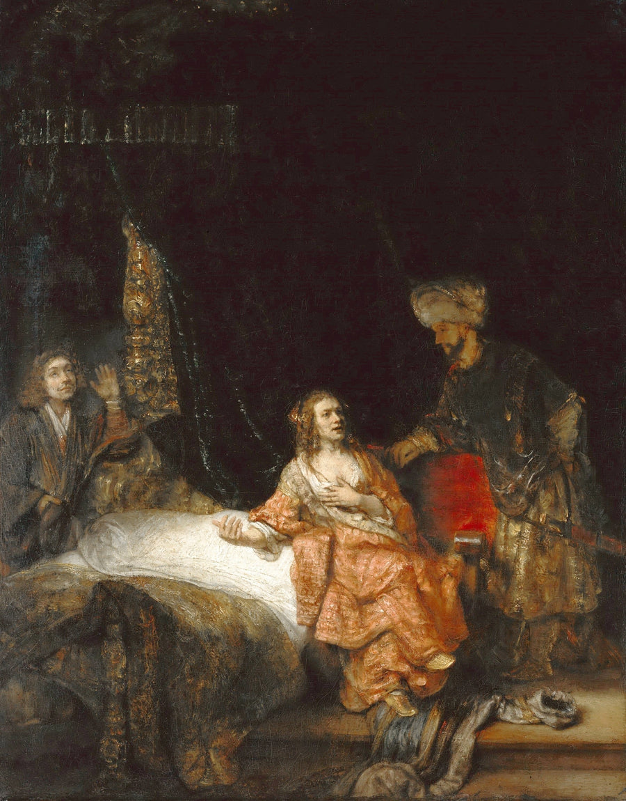 Joosef Potifarin vaimon syyttämänä - Rembrandt