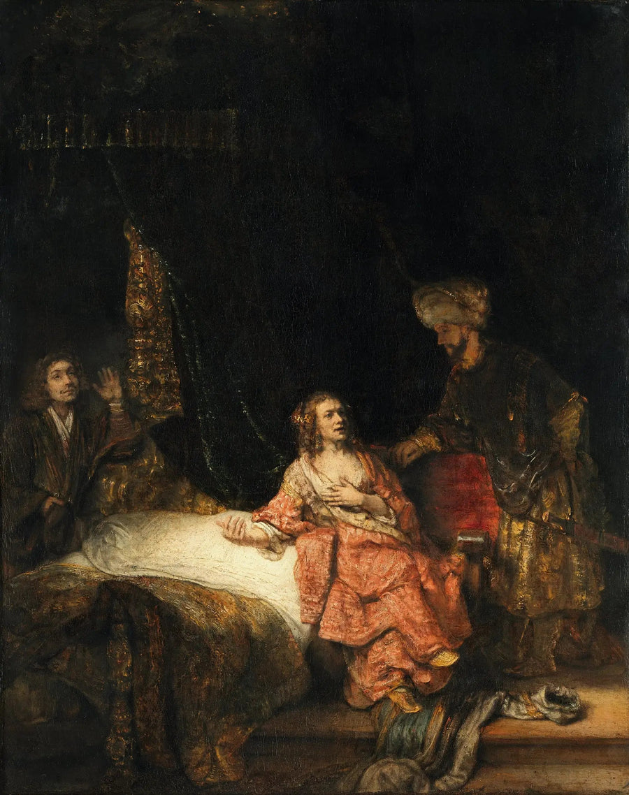 Joosef Potifarin vaimon syyttämänä - Rembrandt