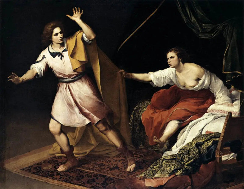 Joosef ja Potifarin vaimo - Bartolomé Esteban Murillo