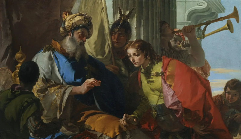 Joosef vastaanottaa faaraon renkaan - Giovanni Battista Tiepolo