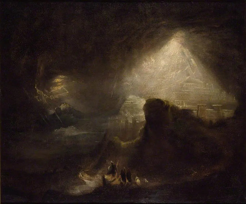 Josué käskee auringon pysähtyä - John Martin