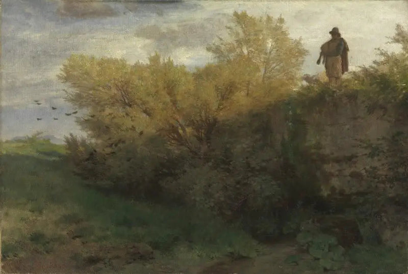 Kivimusiikkipelaaja - Arnold Böcklin