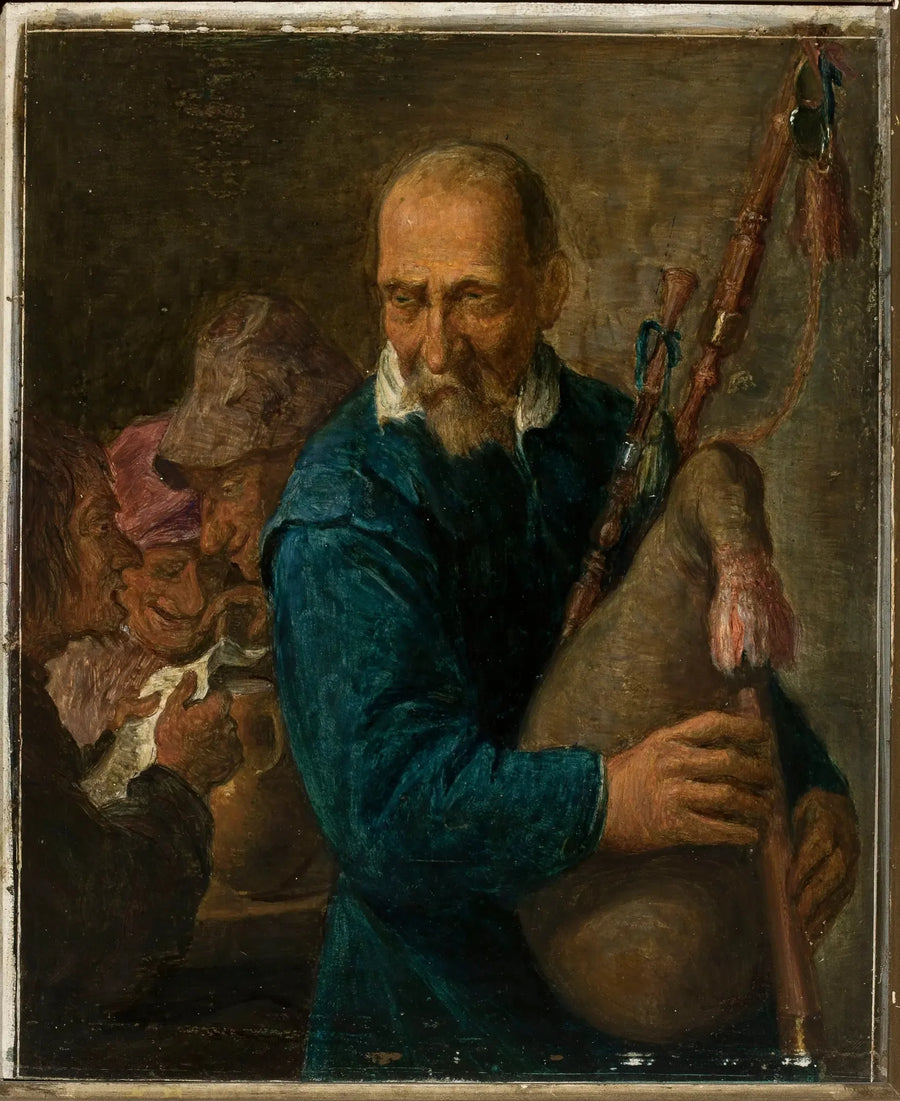 Kivimusiikkipuhallinsoittaja - David Teniers nuorempi