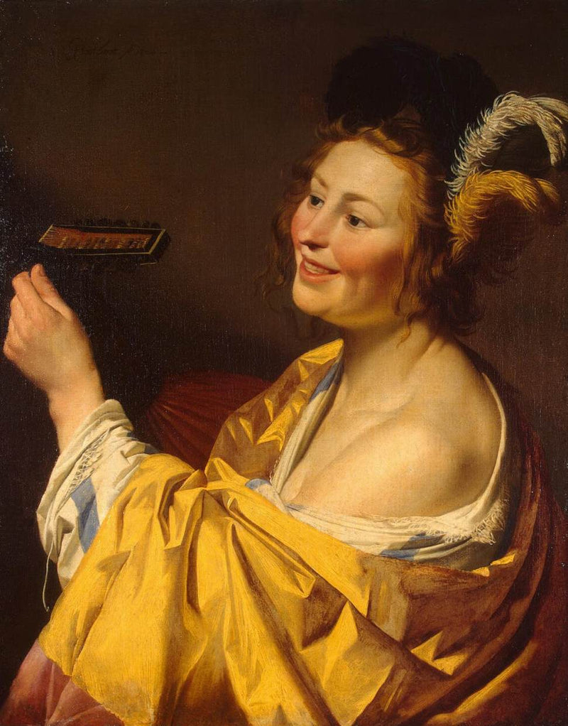 Laulaja viululla - Gerrit van Honthorst