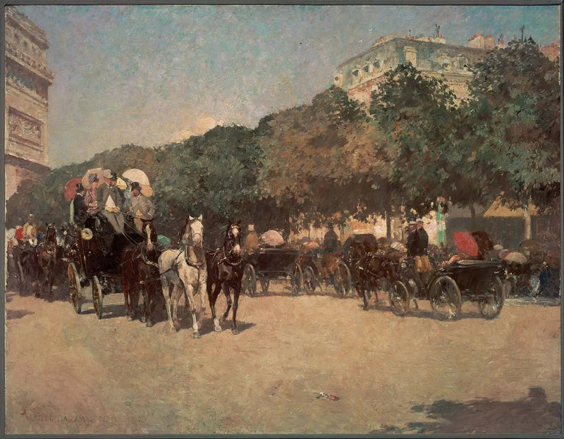 Grand Prix -päivä - Childe Hassam