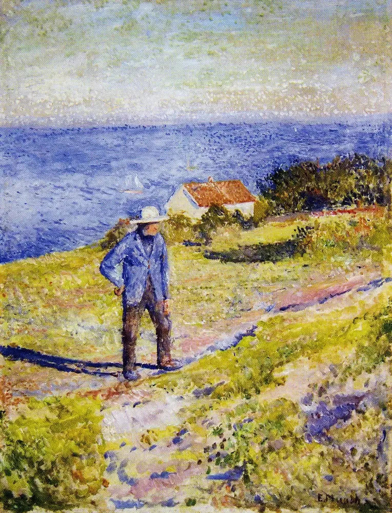 Aurinkoinen päivä Åsgårdstrandissa - Edvard Munch