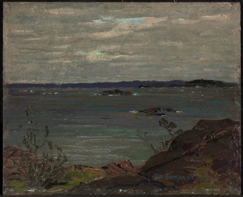 Harmaa päivä, jättiläisen hauta - Tom Thomson