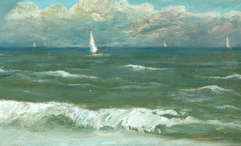 Kesäpäivä merellä Skagenissa. -Michael Peter Ancher