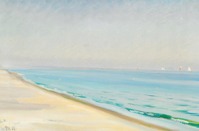 Kesäpäivä Skagen Senderstrandissa. (Michael Ancher) - Michael Peter Ancher