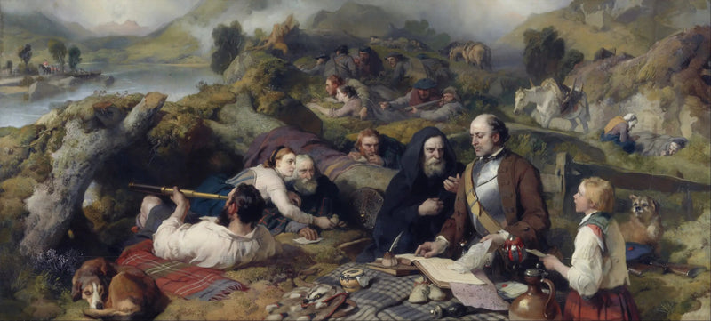 Vuokrauspäivä aavikolla - Edwin Henry Landseer