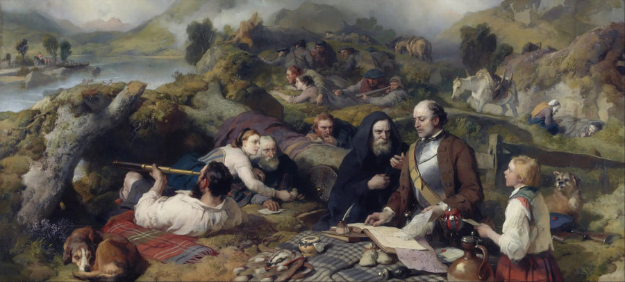 Vuokrauspäivä aavikolla - Edwin Henry Landseer