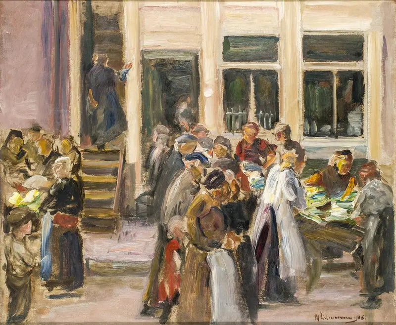 Judengasse Amsterdamissa - Max Liebermann