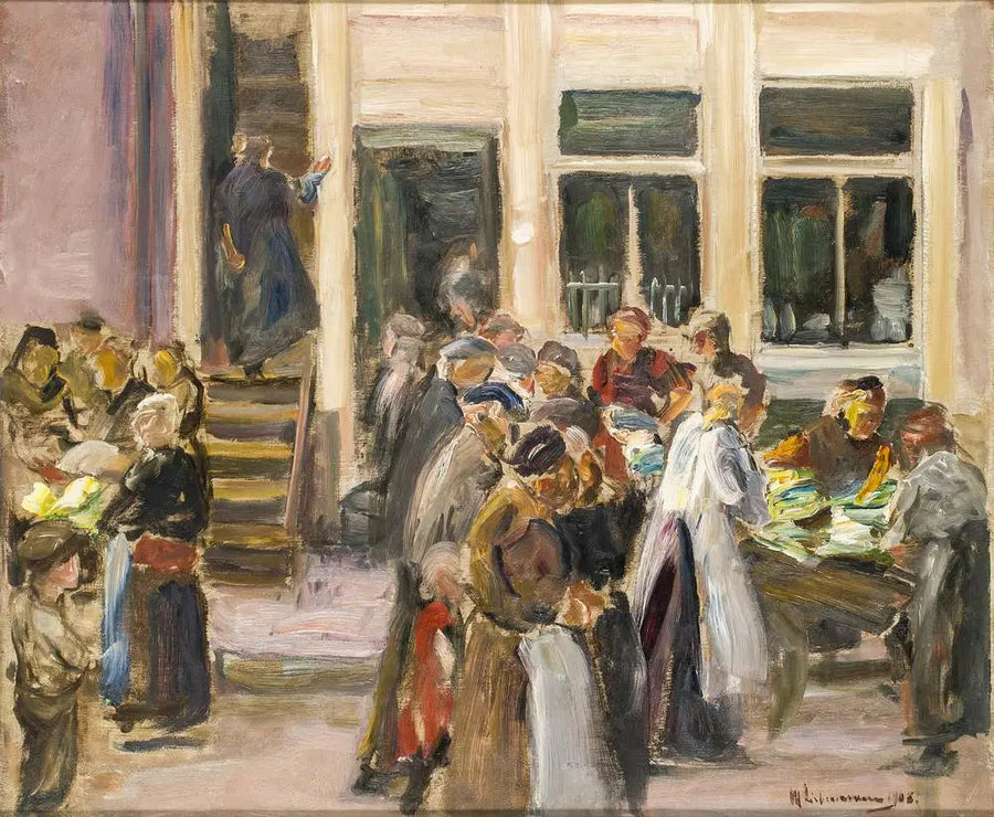 Judengasse Amsterdamissa - Max Liebermann