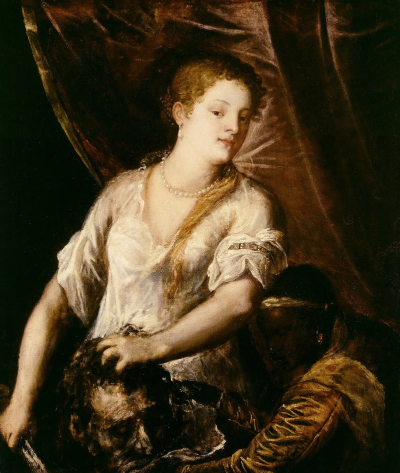 Judith Holofornesin päällä - Titian
