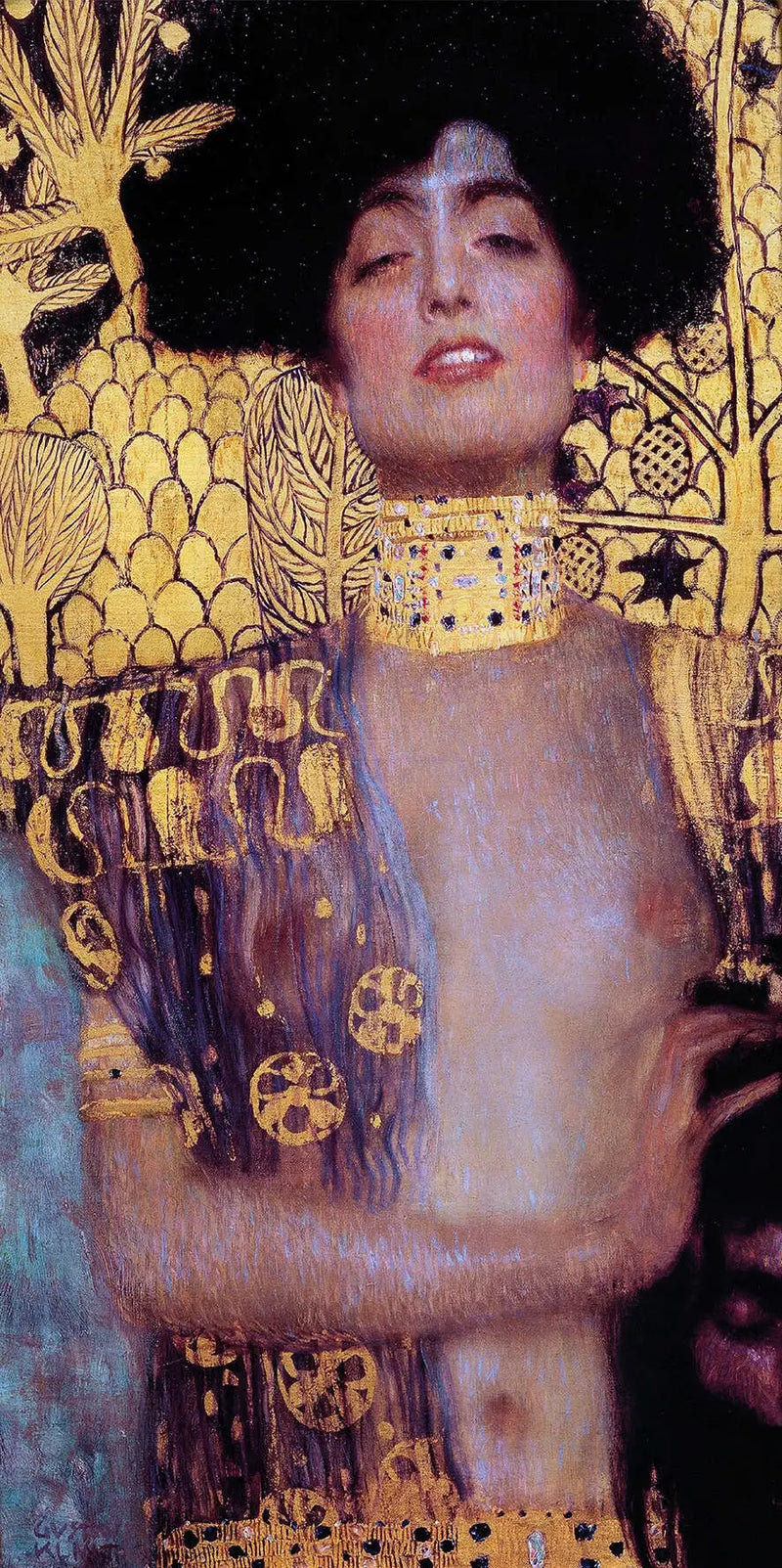 Judith I (yksityiskohta) - Gustav Klimt