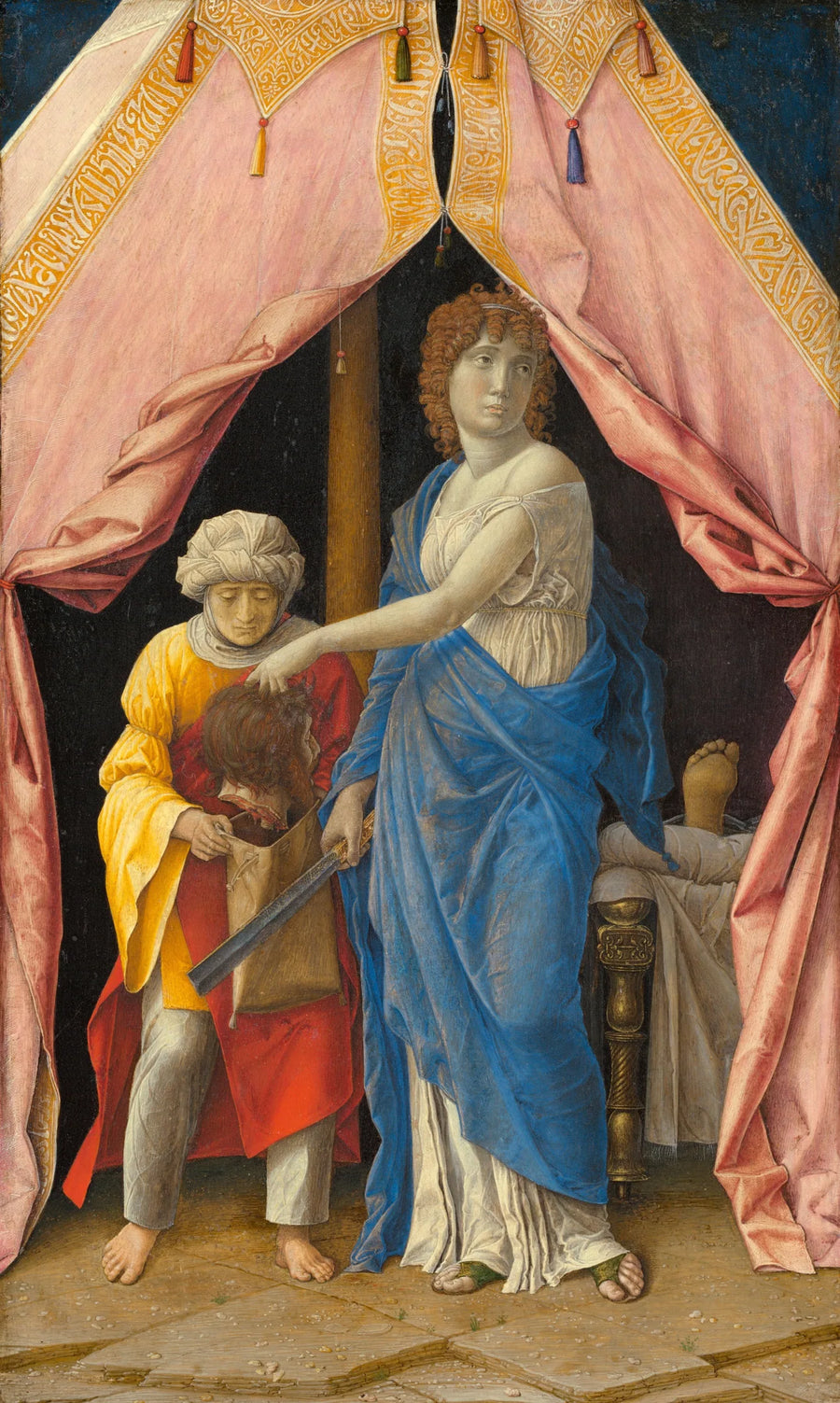 Judith vuokraaja Holofernes päässä - Andrea Mantegna