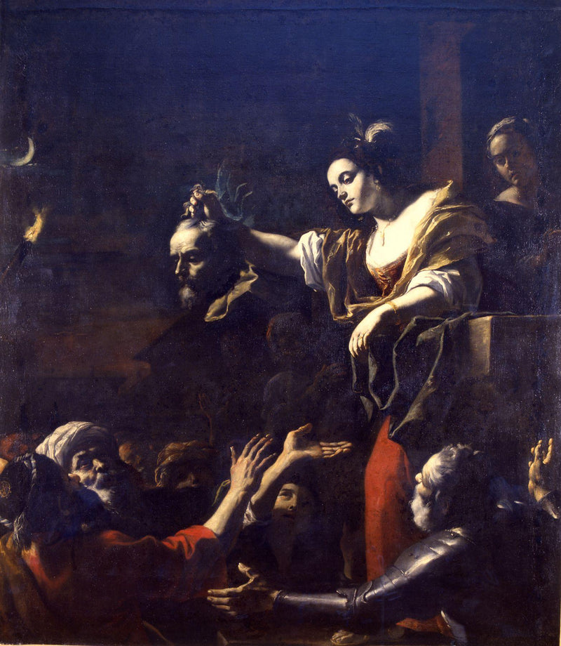 Judith esittelee Holoferneen pään - Mattia Preti