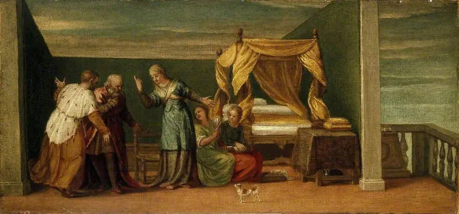 Judith vastaanottaa Betulin vanhimmat - Paul Véronèse