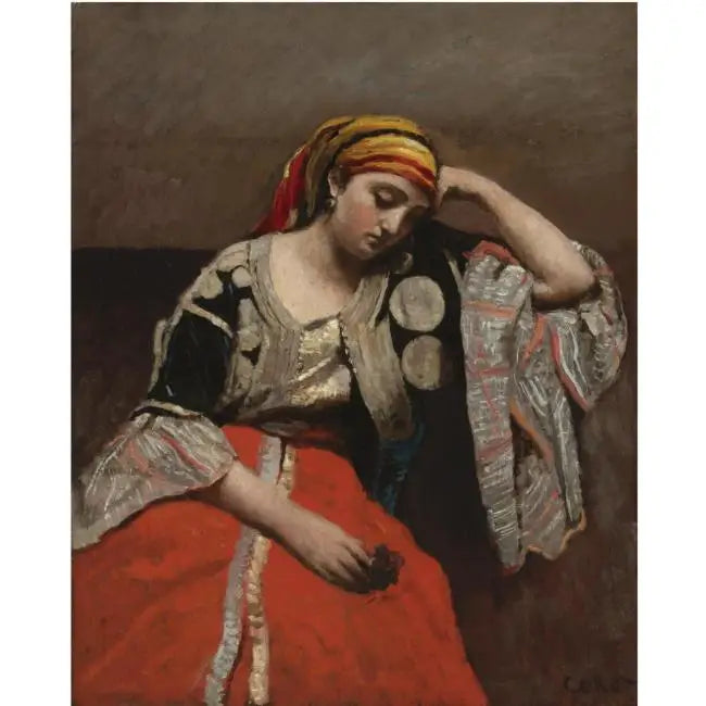 Juive d'Alger - Jean-Baptiste Camille Corot