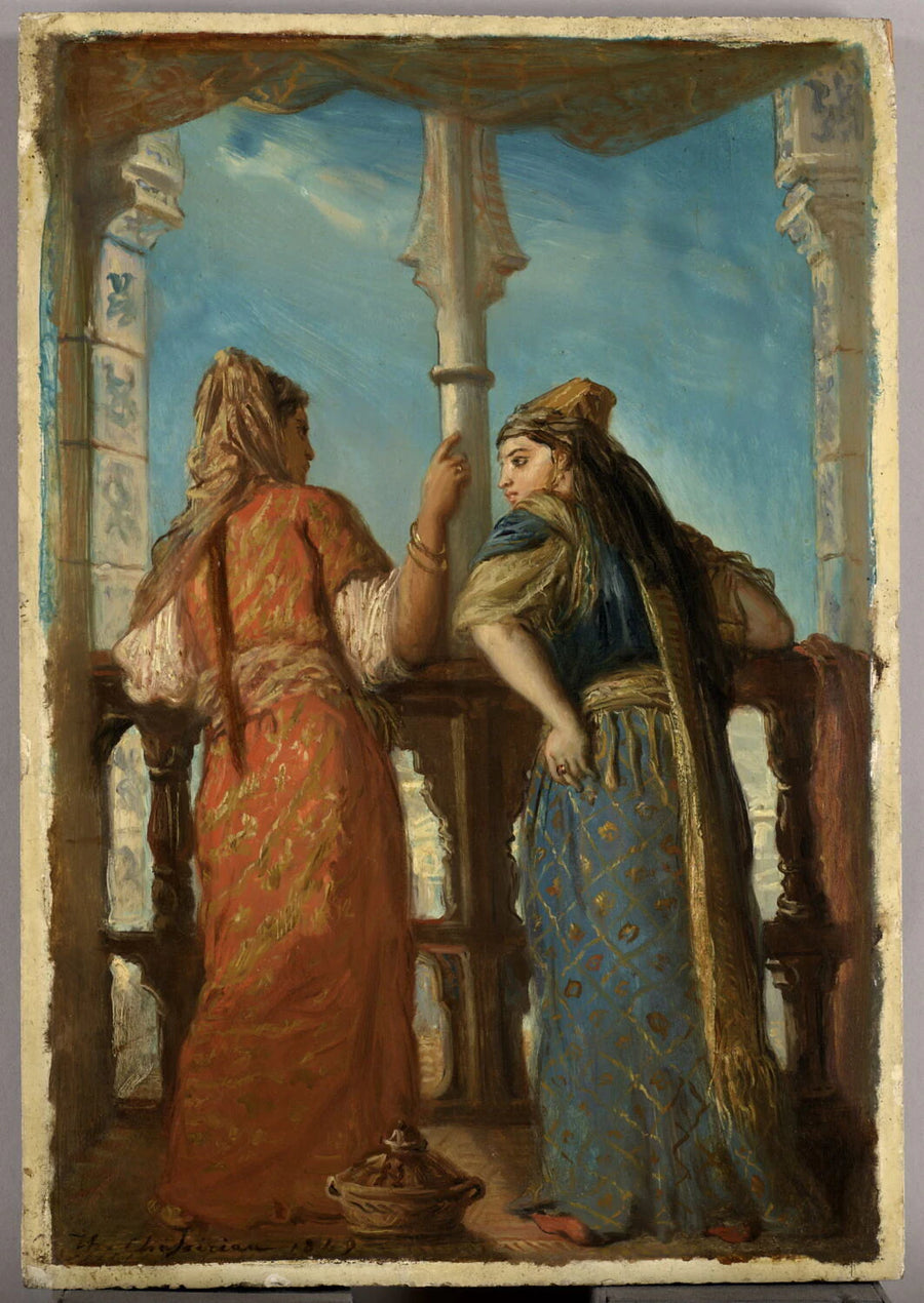 Juives au balcon, Alger - Théodore Chassériau