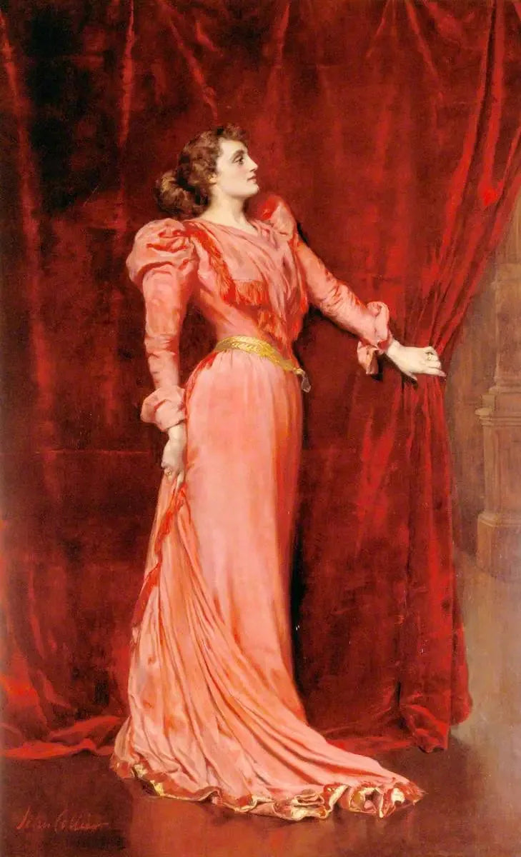 Julia Neilson-Terry (1868-1957), FRAM, roolissa Drusilla Ivesinä teoksessa « The Dancing Girl » - John Collier
