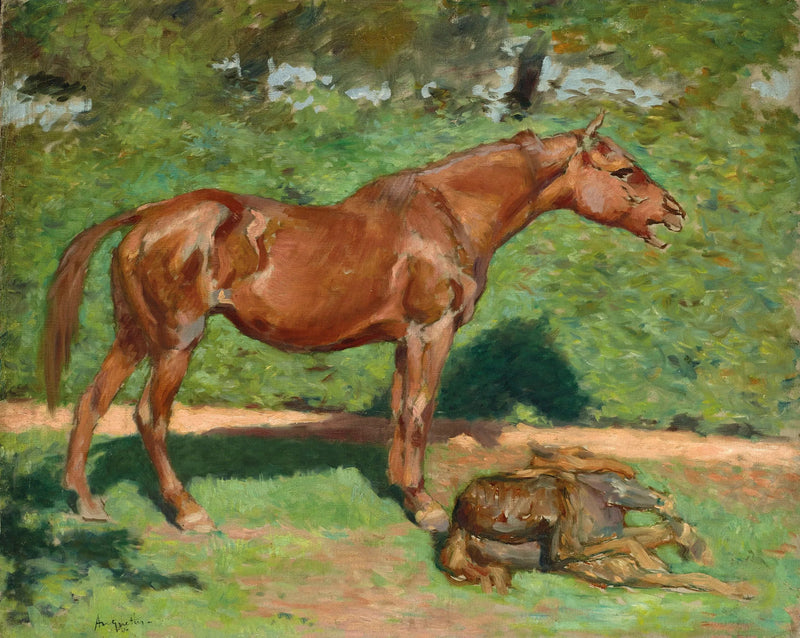Tamma ja sen varsa - Louis Anquetin