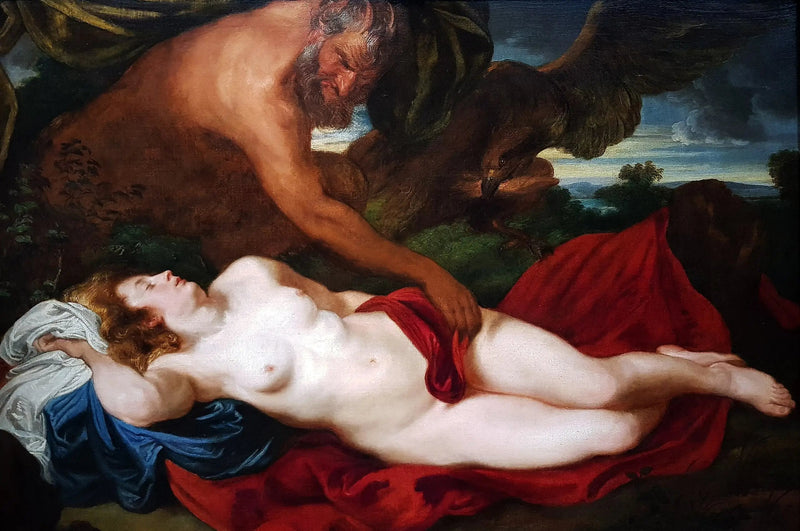 Jupiter ja satyyri Antiope - Antoine van Dyck