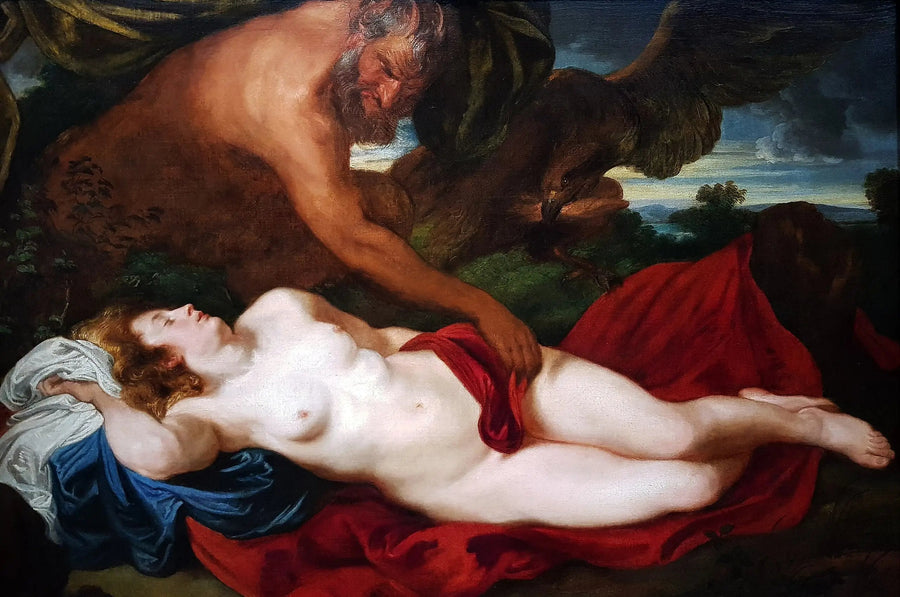 Jupiter ja satyyri Antiope - Antoine van Dyck
