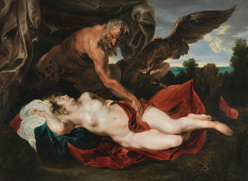 Jupiter ja Antiope - Antoine van Dyck