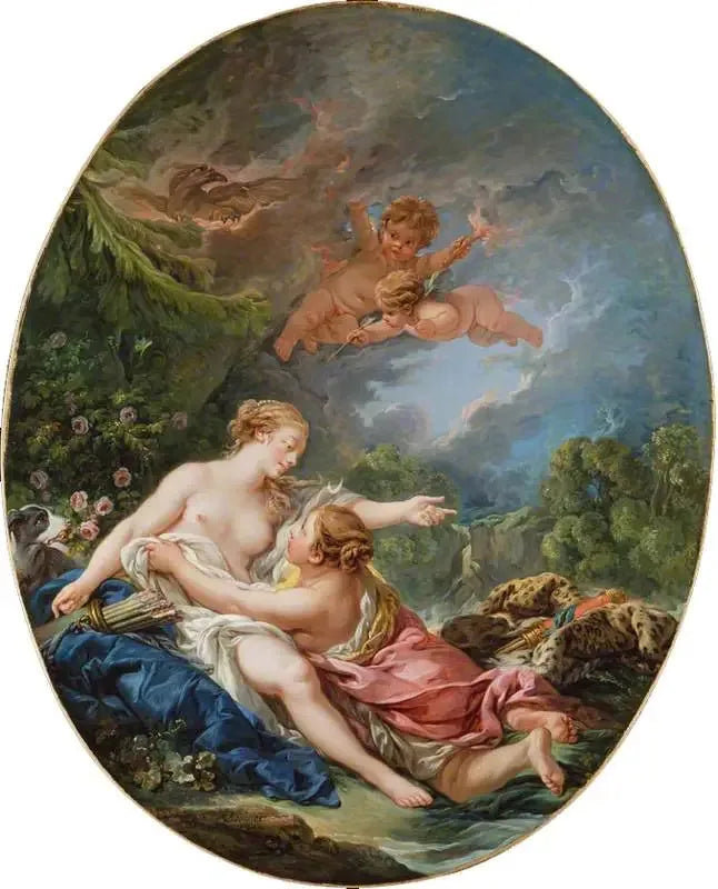 Jupiter ja Callisto - François Boucher