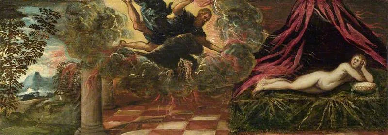 Jupiter ja Semele - Jacopo Tintoretto