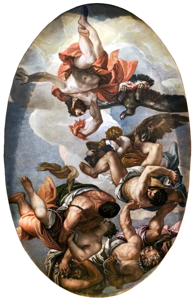 Jupiter rangaistamassa paheita - Paul Véronèse