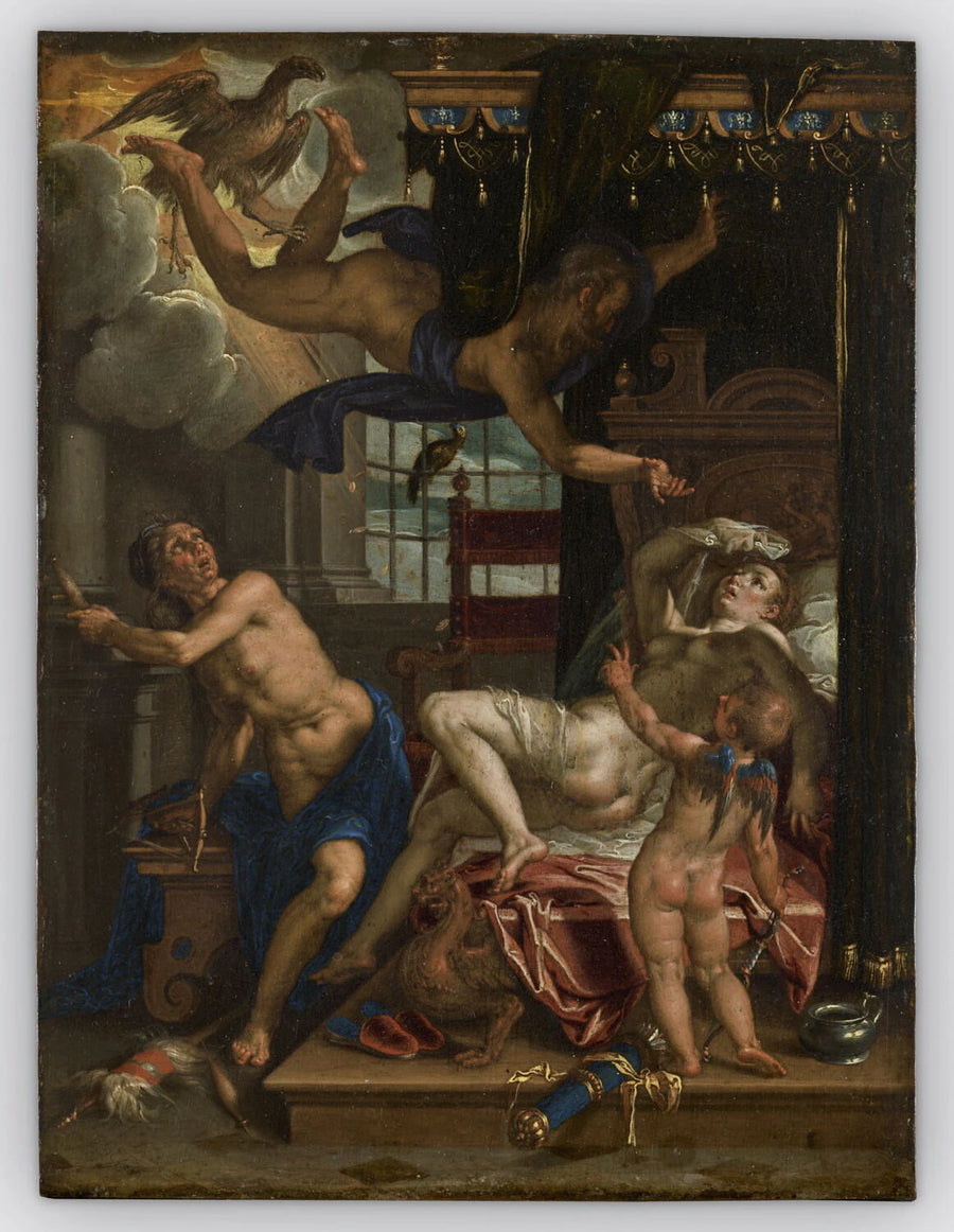 Jupiter s’introduisant dans la chambre de Danaé - Joachim Wtewael