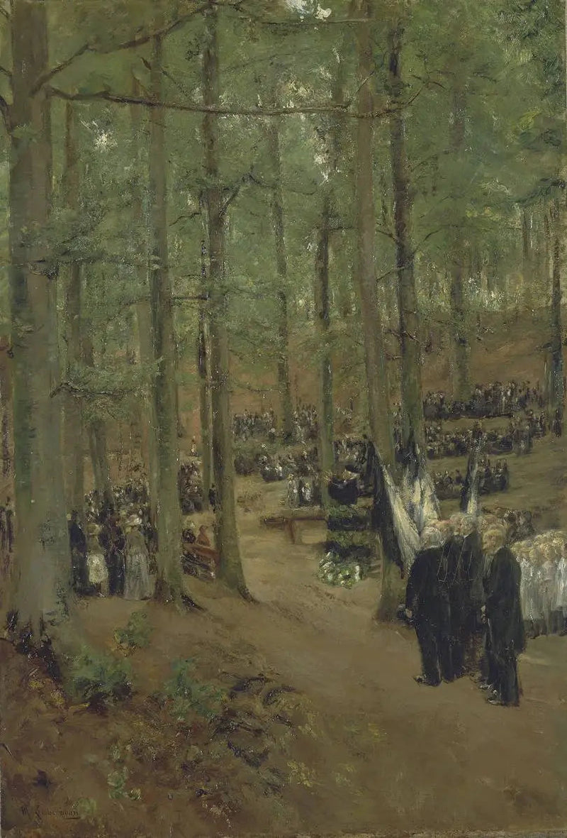 Kaiser Friedrichin muistotilaisuus Kösenissä - Max Liebermann