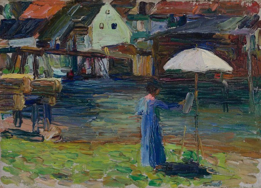 Kallmünz - Gabriele Münter maalaus I - Vassily Kandinsky