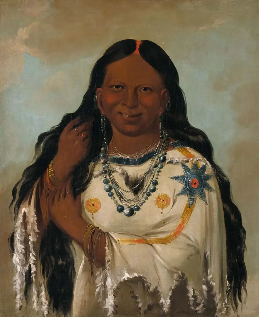 Kay-a-gís-gis, nuori nainen - George Catlin