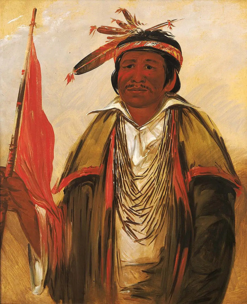Ke-chím-qua, Suuri Karhu - George Catlin
