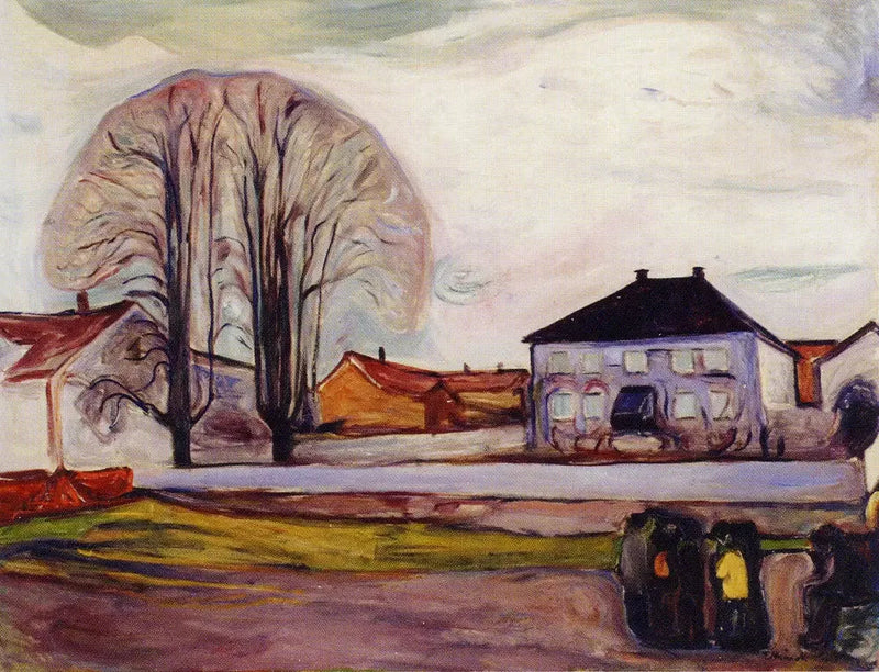 Kiøsterudgården Åsgårdstrandissa - Edvard Munch