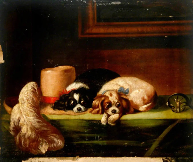 King Charles Spaniels (« Lemmikkieläimet cavalierilta ») - Edwin Henry Landseer
