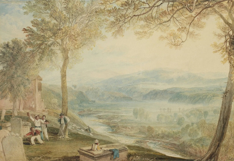 Kirkby Lonsdalen kirkkomaa - J. M. W. Turner