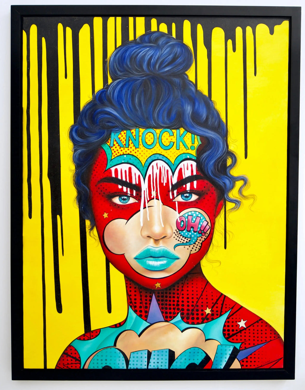 Knock! Pop Art - Banlay | 90 X 120 cm Reproductions de tableaux à la peinture à l’huile