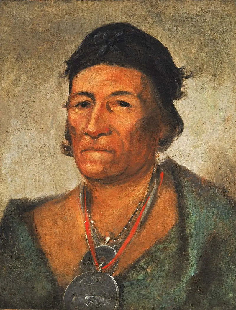 Ko-mán-i-kin, Suuri aalto, vanha ja arvostettu mestari - George Catlin