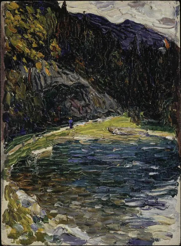 Kochel, entinen Kesselbergstrasse - Vassily Kandinsky