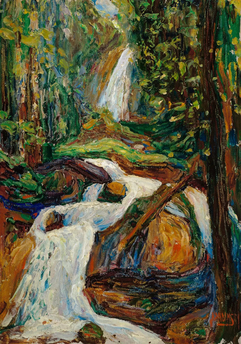 Kochel – Vesiputous I - Vassily Kandinsky